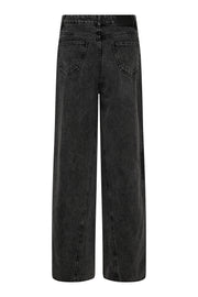 Vika Wide Seam Jeans 31185 | Black | Bukser fra Co'couture
