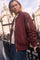 Ruby Bomber Jacket | Cabernet