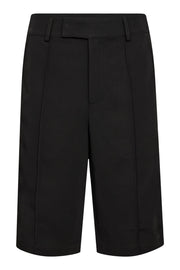 Amira Crease Bermuda 31459 | Black | Bukser fra Co'couture