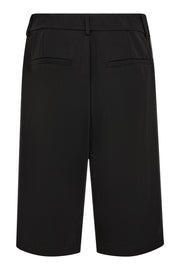 Amira Crease Bermuda 31459 | Black | Bukser fra Co'couture