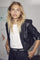 Phoebe Leather Crop Blazer | Black | Blazer fra Co'couture