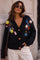 Ariella Floral Knit | Black