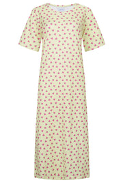 Alma Tshirt Dress | Yellow Watermelon | Kjole fra Liberté