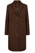 Theo Wool Coat | Brun | Frakke fra French Laundry