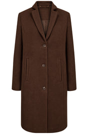 Theo Wollmantel | Braun | Mantel von French Laundry