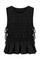 Boho Smock Flair top | Black