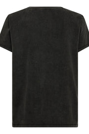 Siara Acid Outline Tee 33144 | Black | T-Shirt fra Co'couture