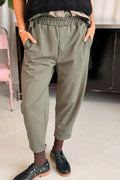 Milan Stitch Trousers | Kaki