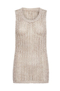 Rille Top | Sand Melange | Top fra Statebird – nedsat