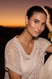 Rille Pullover | Sand | Bluse fra Statebird