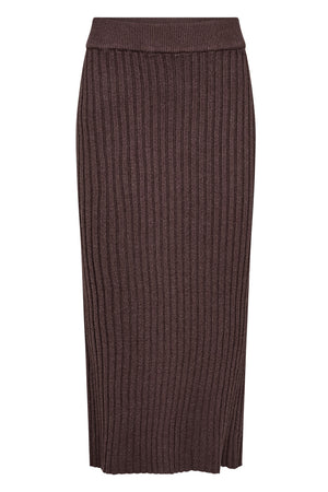 Hyde knit skirt | Chocolate | Nederdel fra French Laundry