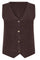 Hyde knit vest | Chocolate | Vest fra French Laundry
