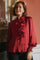 Zamola Blouse | Dark Red | Bluse fra Neo Noir