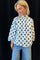 Dot Bow Shirt | White