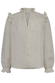 Chess Dot Shirt 35425 | Off white | Skjorte fra Co'couture