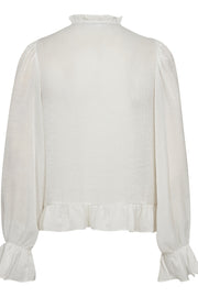 Melina Frill Shirt 35607 | White | Skjorte fra Co'couture