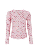 Annie Mesh Blouse | Rose Dot | Bluse fra Black Colour