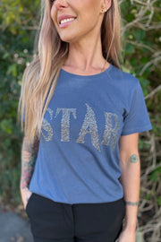 Star Tee 203703 | Vintage Indigo | T-Shirt fra Freequent