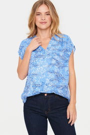 Daciasz SS Blouse | Ultra Marine Leo | Bluse fra Saint Tropez