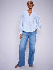 Dara Shane Jeans  Regular | Mid Blue | Jeans fra Mos Mosh