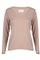 Ulla Ls Vneck Tshirt | Sand | Bluse fra Liberté