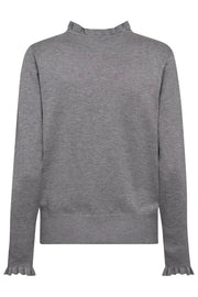 Katie Pullover 205095 | Medium Grey Mlg. | Strik fra Freequent