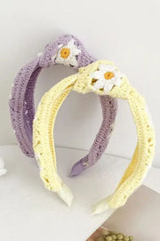 Crochet Daisy Crown | Yellow | Hårbøjle fra By Timm