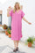 Samos Dress | Pink | Kjole fra Black Colour
