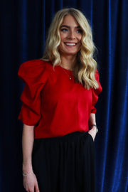 Winnie Blouse | Red | Bluse fra Liberté