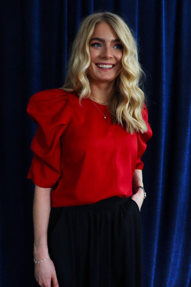 Winnie Blouse | Red | Bluse fra Liberté