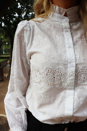 Olla Ls Shirt | White | Skjorte fra Liberté