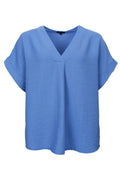 Samos Blouse | Ocean | Bluse fra Black Colour