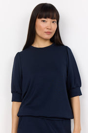 Tini Short Sleeve | Blå | Bluse fra Statebird