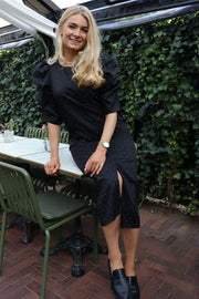 Winnie Dress | Black Diamond | Kjole fra Liberté