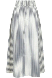 Yara Long Stripe Skirt | Creme | Nederdel fra Neo Noir