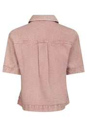 Tiki Solid Shirt | Ash Rose | Bluse fra Neo Noir