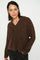 Zora V-Neck Bead Knit | Bracken | Strik fra Mos Mosh