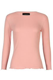 Rundhalsbluse von Natalia L. | Dusty Rose | Bluse von Liberté