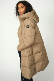 Nova Square Down Coat | Brindle | Jakke fra Mos Mosh