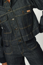 Colette Daw Jeans Long | Dark Blue | Jeans fra Mos Mosh