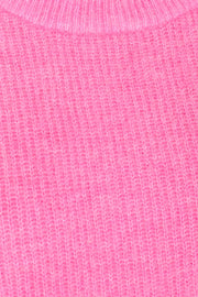 Hilla Pullover | Fuchsia Pink Melange | Strik fra Freequent