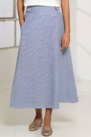 Alma Skirt 2746 | Blue | Nederdel fra Prepair