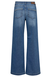 Dara Shane Jeans  Regular | Mid Blue | Jeans fra Mos Mosh