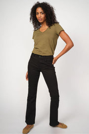 Ashley Deluxe Jeans  30' | Black | Jeans fra Mos Mosh