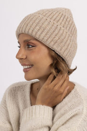 Simpel Plain Beanie | Sand | Hue fra Lazy Bear