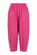 Cropped Pants FY016  | Fuchsia | Bukser fra Atelier C – nedsat