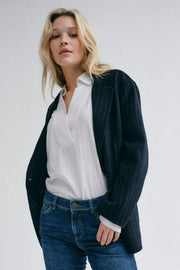 Avent Yen Blouse | White | Bluse fra Mos Mosh