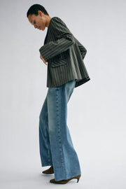 Elly Pria Blazer | Olive Night | Blazer fra Mos Mosh