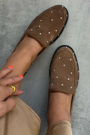 Pearl Lovers Suede Loafer | Cappuccino | Loafer fra Copenhagen Shoes