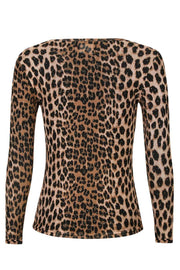 Mesh Ls Sparkle Tshirt | Lux Leo Diamond Dot | Bluse fra Liberté